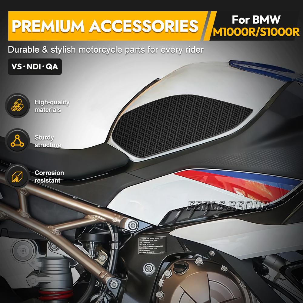 For BMW M1000R S1000R M1000RR S1000RR Motorcycle Sticker Antiskid Silicone Protective Pad Anti-scratch Fuel Tank Sticker