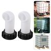 2Pcs IBC Tank Adapters Hose Splitters Connector Extension Drain Spouts Hose Water Tank Nozzle Tap Caps Valves Fitting