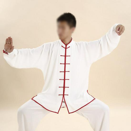 Wiosenno-letni bawełniano-jedwabny strój do Tai Chi - Odzież do ćwiczeń i występów dla mężczyzn i kobiet