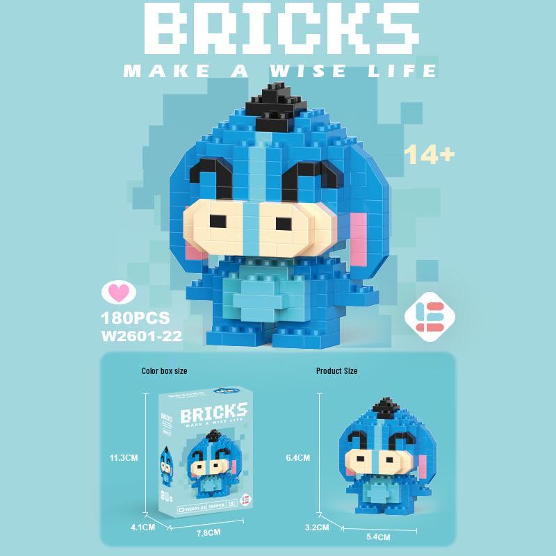 StellaLou Cartoon Minifigure Building Blocks – Educational Assembled Toys Blind Box Gift