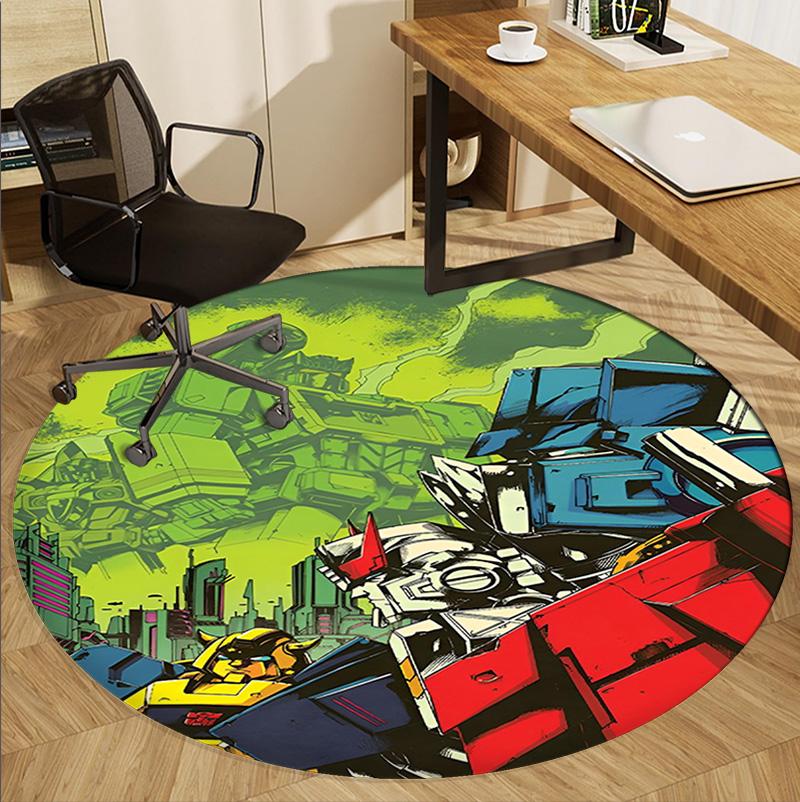 American science Pattern Round Rug, Indoor/Outdoor Mat, for Picnic, Gameroom, Bedroom, Office, Living Room, Home Decor Carpet, Birthday Gift