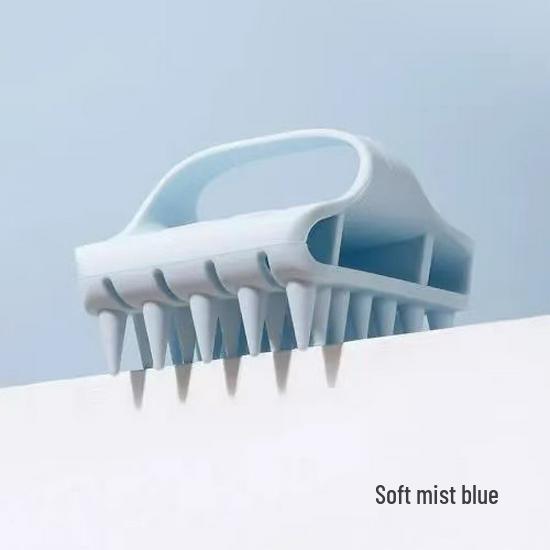 Silicone Scalp Massager Shampoo Brush for Gentle Hair Cleaning