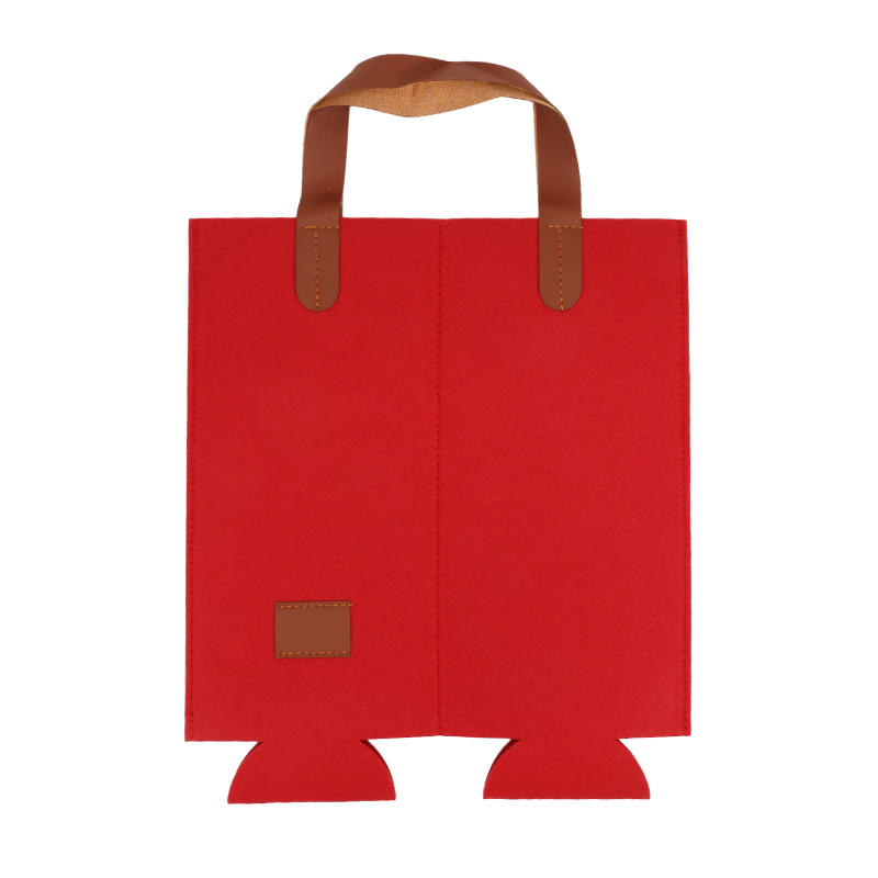 1-5 STÜCK Weintasche Filz Einzel-/Doppelflasche Isoliert Tragetasche Flasche Weinträger Tasche Gepolstert Wein Weihnachtsgeschenk Für Weinliebhaber