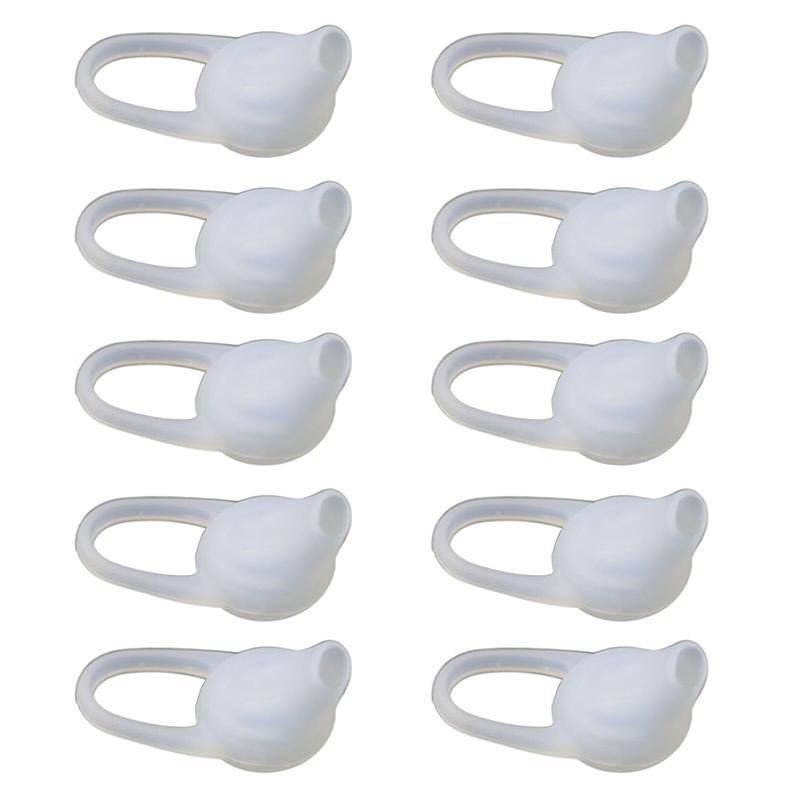 10Pcs Silicone Ear Bud Eartips Cushions For Universal Wireless Bluetooth-Compatible Headphone Earphone Earplugs Replacement