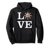Love Snowflake Dog Chesapeake Bay Retriever Hoodie