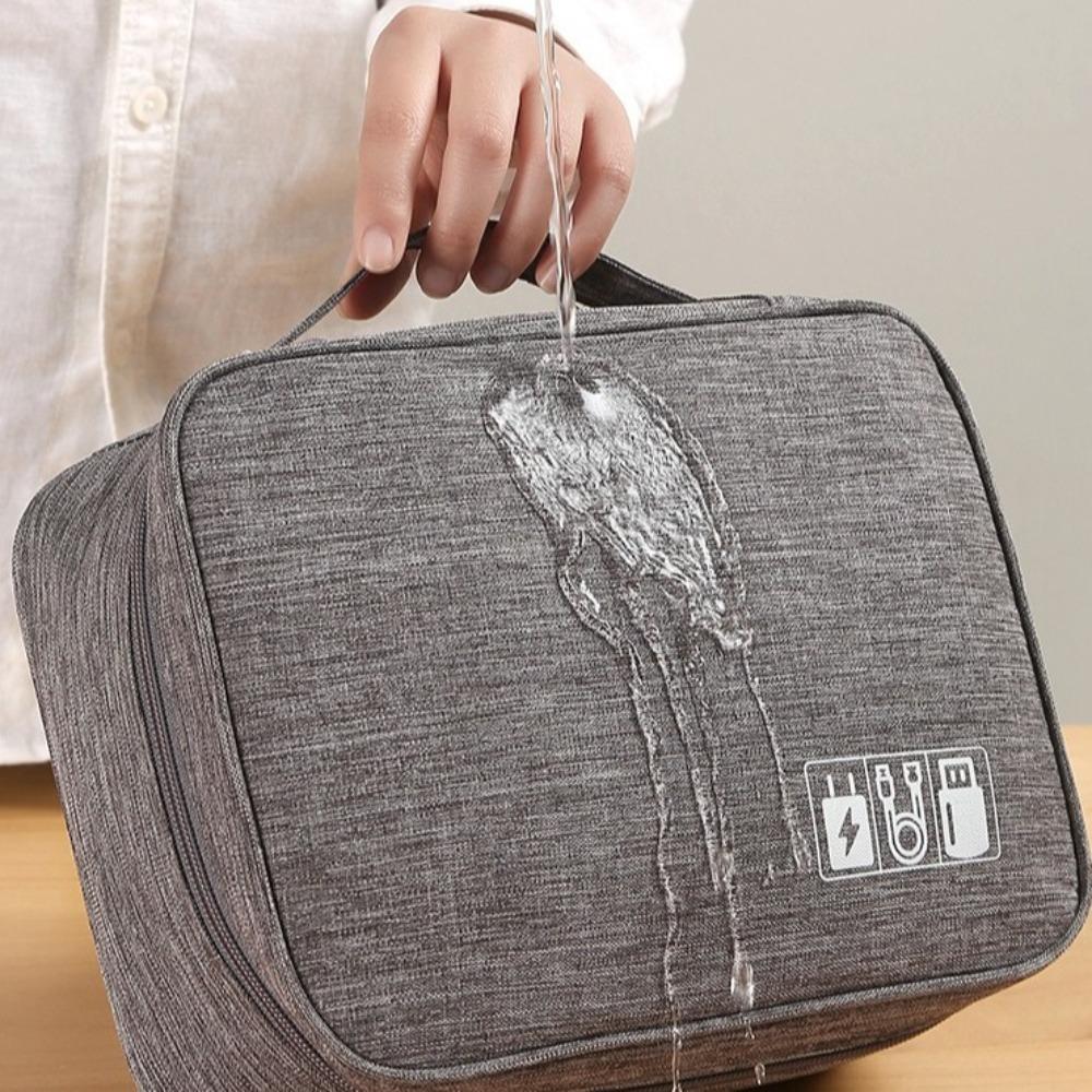Dustproof Travel Electronic Storage Bag Portable Multifunctional Storage Case Cable Management