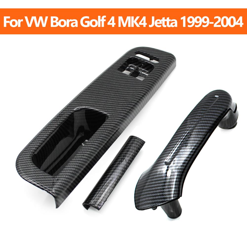 LHD Car Window Switch Cover Panel Door Pull Grab Handle Replacement For Volkswagon VW Bora Golf 4 MK4 Jetta 1999-2004 4YHD
