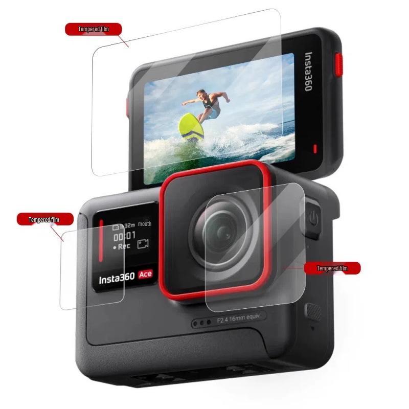 Insta360 AcePro2 Camera Accessories: Riding Headband, Chest Strap, Backpack Clip, Motorcycle Mount