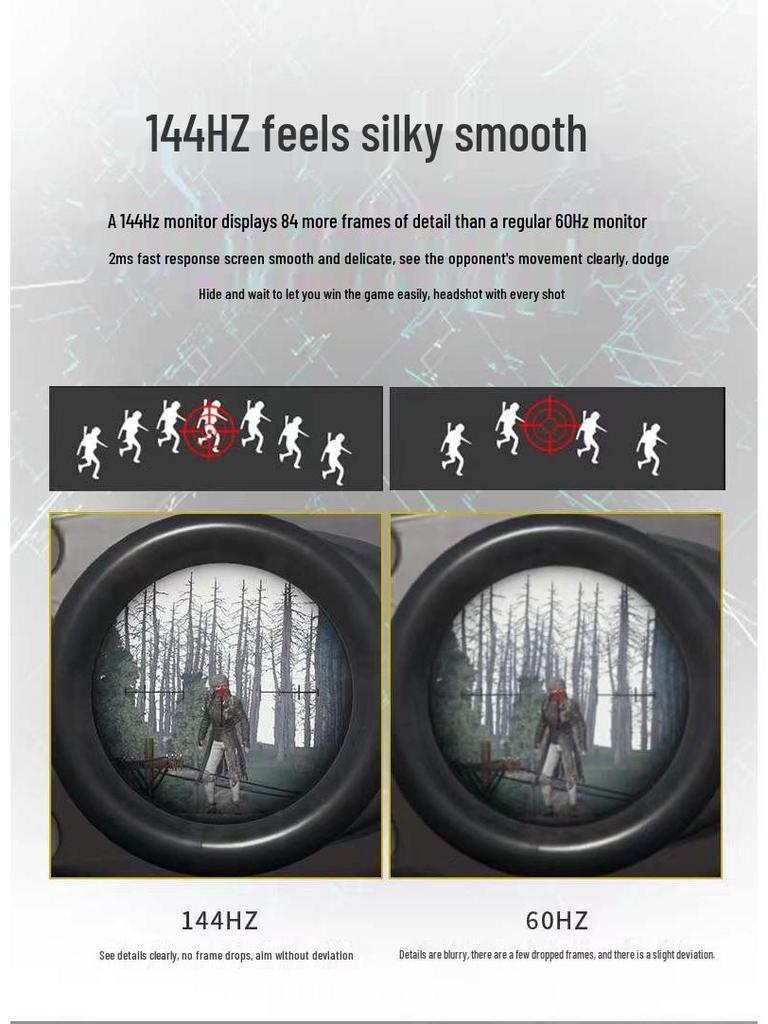 SF 32-inch 4K Curved Monitor & 27-inch 2K 165Hz Gaming LCD Monitor