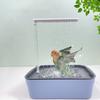 Automatic Pet Bird Bath Bird Bathhouse Bathtubs Parrots Water Circulations Bathtubs for Cage Accessories