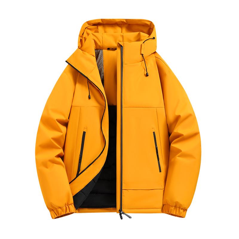 Unisex Baumwolljacke mit Kapuze, 25 Jahre, mit Graphen-Futter: Warm, Winddicht, Wasserdicht für Winter-Outdoor-Bekleidung
