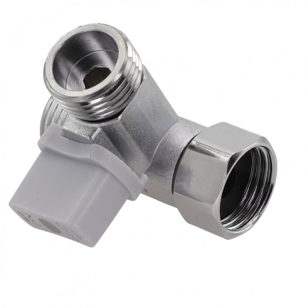 Superior Sealing Angle T Adapter Tee Stop Valve Zinc Alloy Valve Versatile Usage