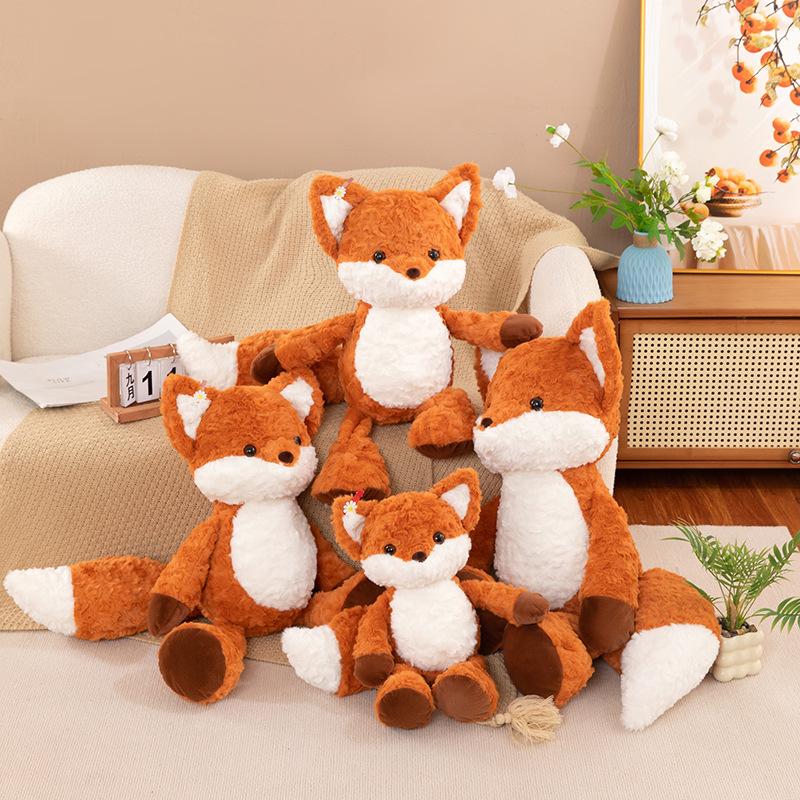 Running Fox Doll Girl Sleeping Pillow Doll Plush Toy Large Doll Girl Birthday Gift