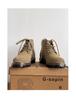 2025 Men's Autumn/Winter Yellow Martin Boots, Cow Suede, Breathable, Versatile, Round Toe, Comfortable Mid-Top Style