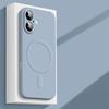 Original Liquid Silicone Magnetic Case For iPhone 16 Pro Max 15 14 13 12 Mini 15 Plus 11 For Magsafe Wireless Charge Soft Cover