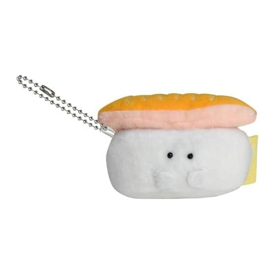 Ippinsha Gyutto Sushi-san Salmon-san Mascot Plush Mini Chain Gift 48012
