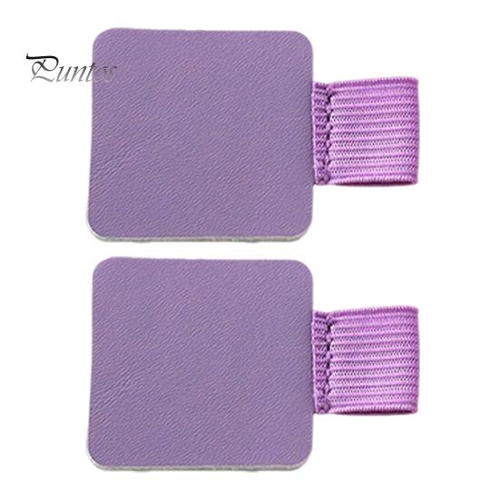 Self-adhesive Leather Pen Holders 2Pcs Self Adhesive Pencil Loop Clips Universal Stylus Easy to Install Journal Planner Tablet Case Notebook Supplies
