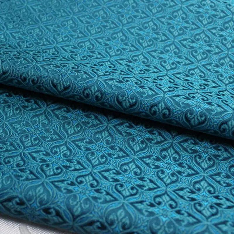 75x50cm Jacquard Brocade Fabric Chinese Dress Damask Costume Cloth Faux Silk Trim Cheongsam Children Clothes Material Diy New