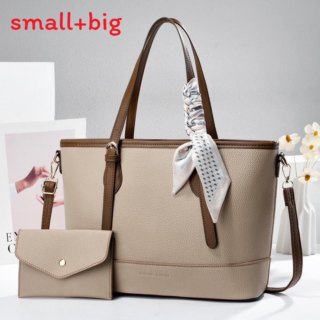 Pu Leather Large Tote Bag For Women With Zipper Pocket And Inner Compartments For Daily Commuting