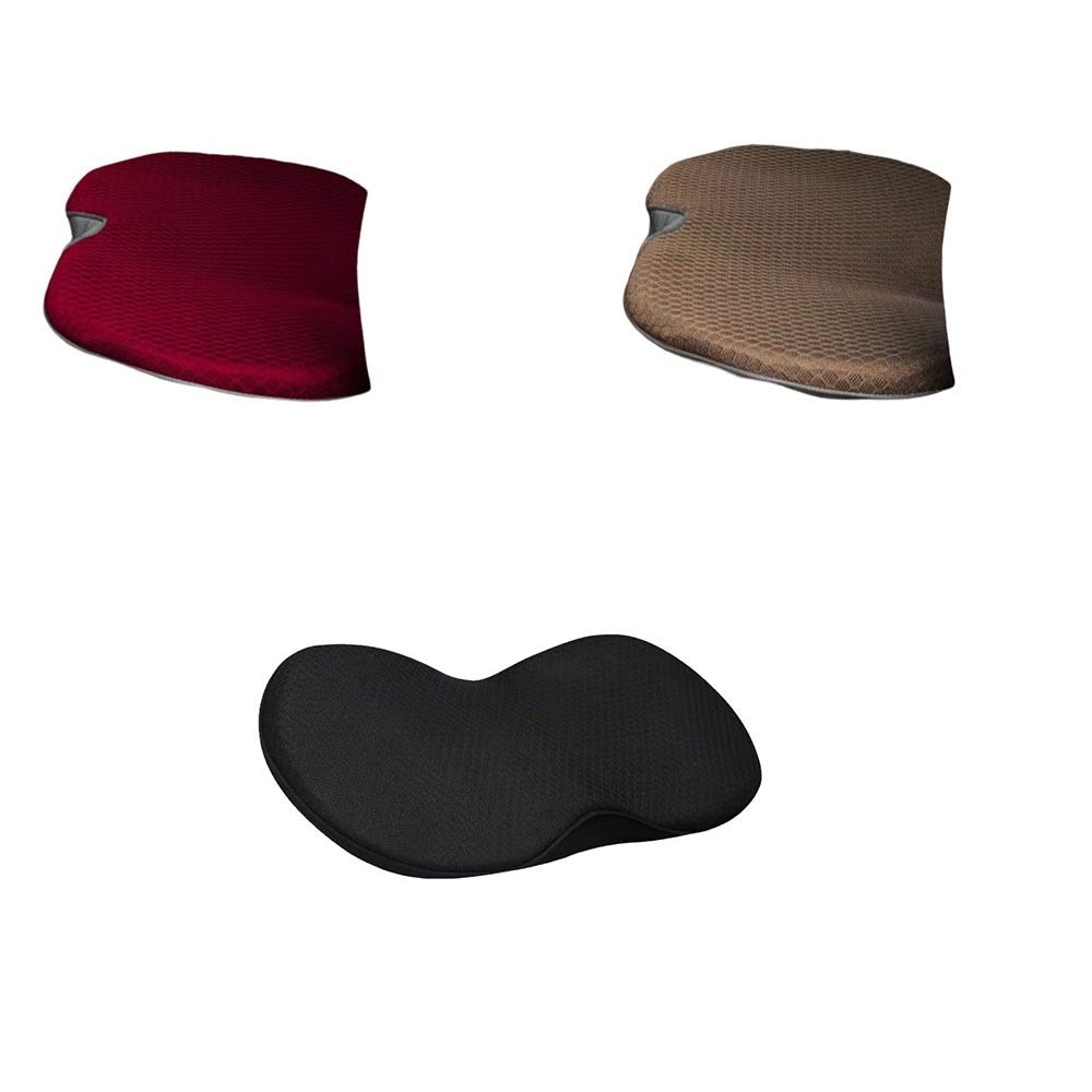 Breathable Car Seat Cushion Seat Raising Lower Back Support Pad Lumbar Support Pillow Truck Seat