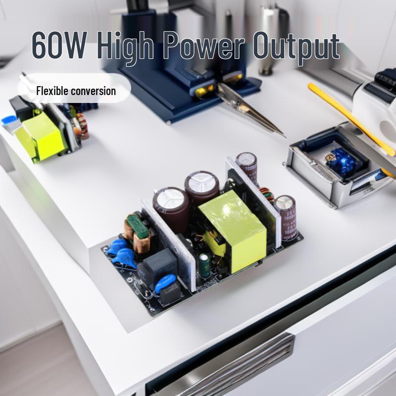 CE Certified 60W Isolated DC Voltage Regulator: 220V To 5V/9V/24V/36V, 12V 5A Power Supply Board, Emergency Monitoring.