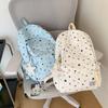 Schoolbag new schoolbag female student Korean version ins large capacity star printed backpack junior high school backpack