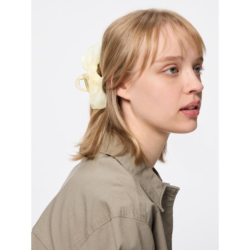 GU by Uniqlo Tulle Ribbon Hair Clip 2p