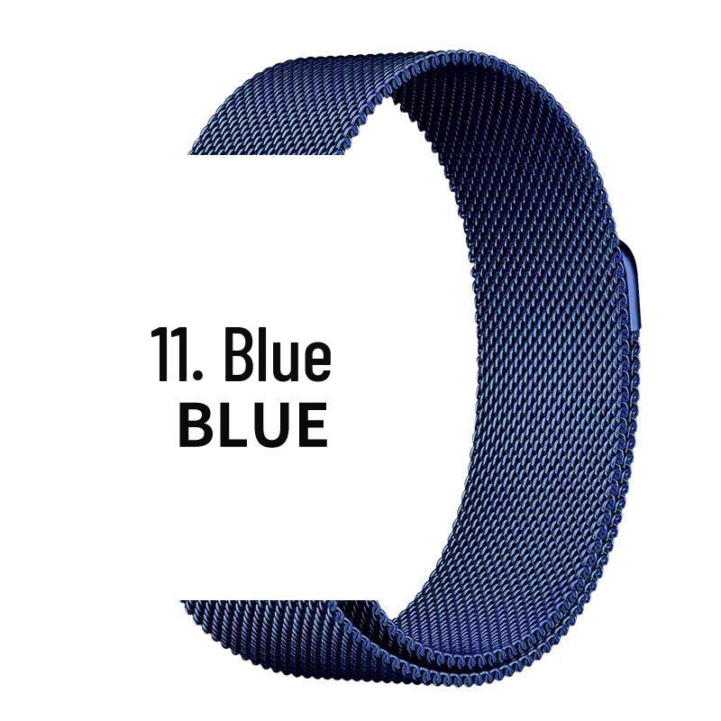 Compatible Stainless Steel Milanese Magnetic Band for Apple Watch Series 1-9 & SE.