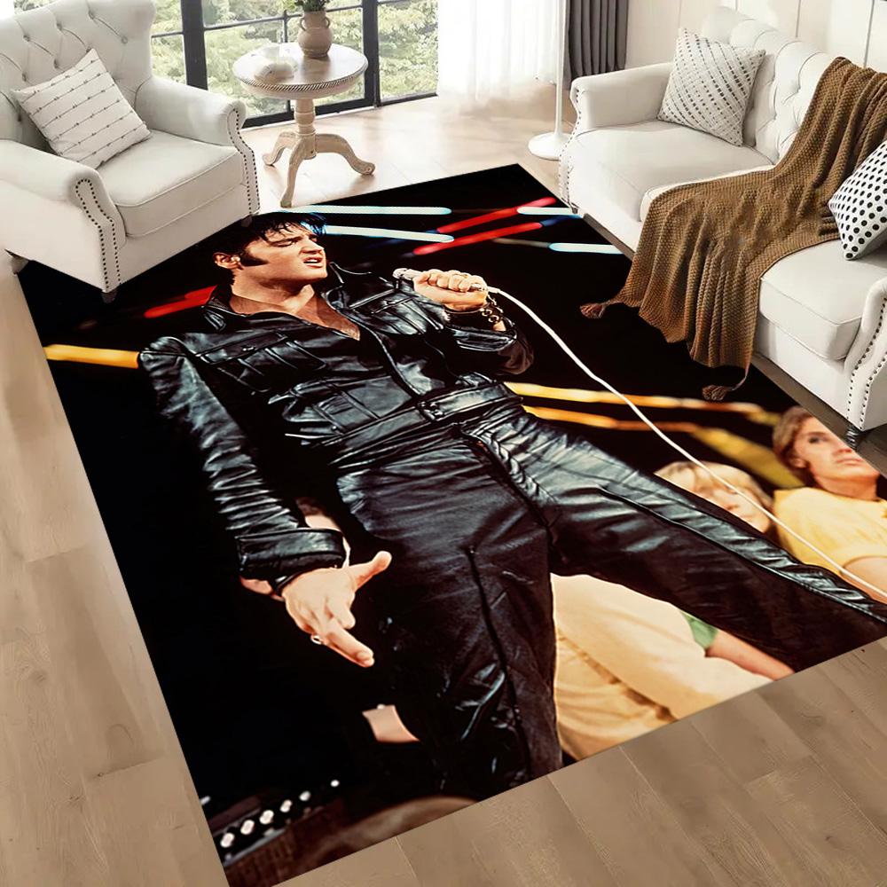 Elvis Carpet Perfect For Entryway Hallway Dining Room Kitchen Antislip Rug Office Home Decor Spiritual Gift