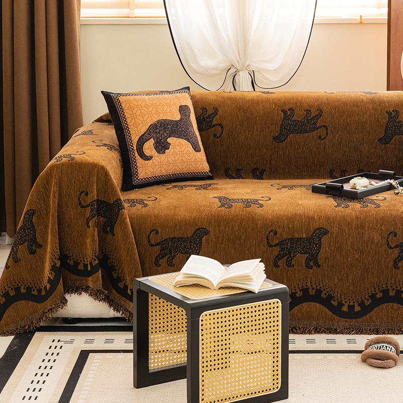 Velvet Sofa Cover With Soft Lining, Tailored Couch Cover And Reversible Sofa Slipcover For Comfortable Sits