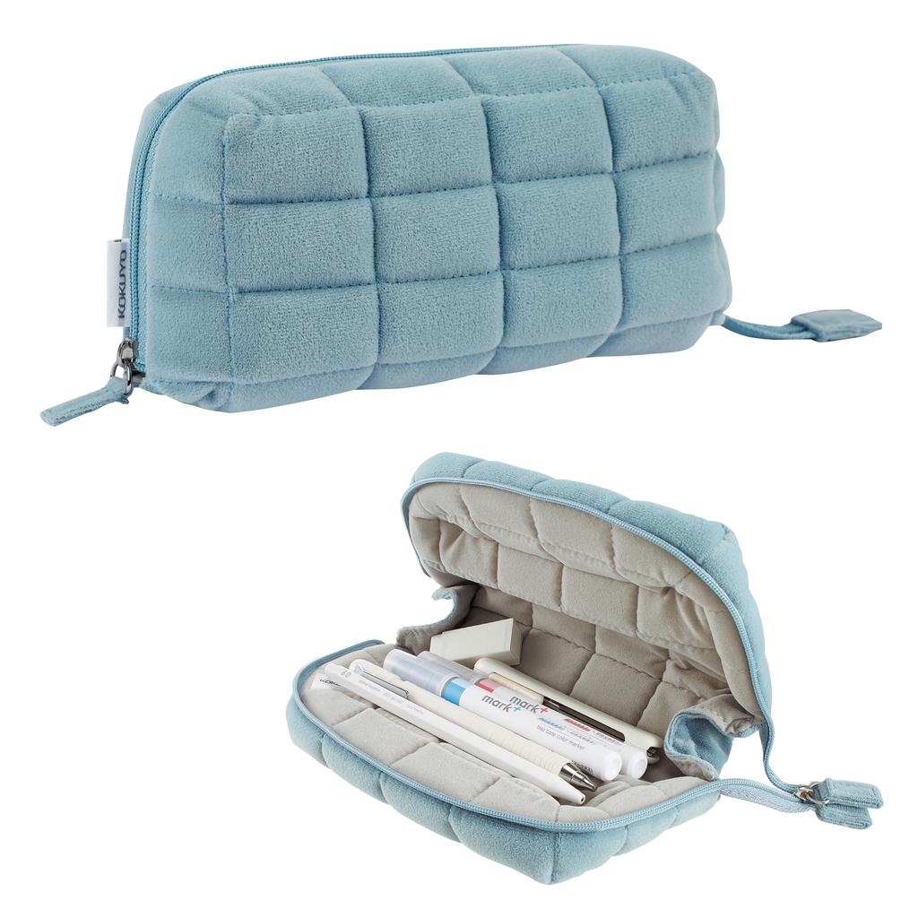 KOKUYO Pen Case Pencil Case Mokoko Fluffy Mokomoko Blue F-VBF290B