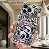 Phone Case: 2D Flat Suitable for iPhone 18 17 16 15 14 13 Pro, Transparent Four Corner Protective Case, Lazy Mode, Christmas and Halloween Gift