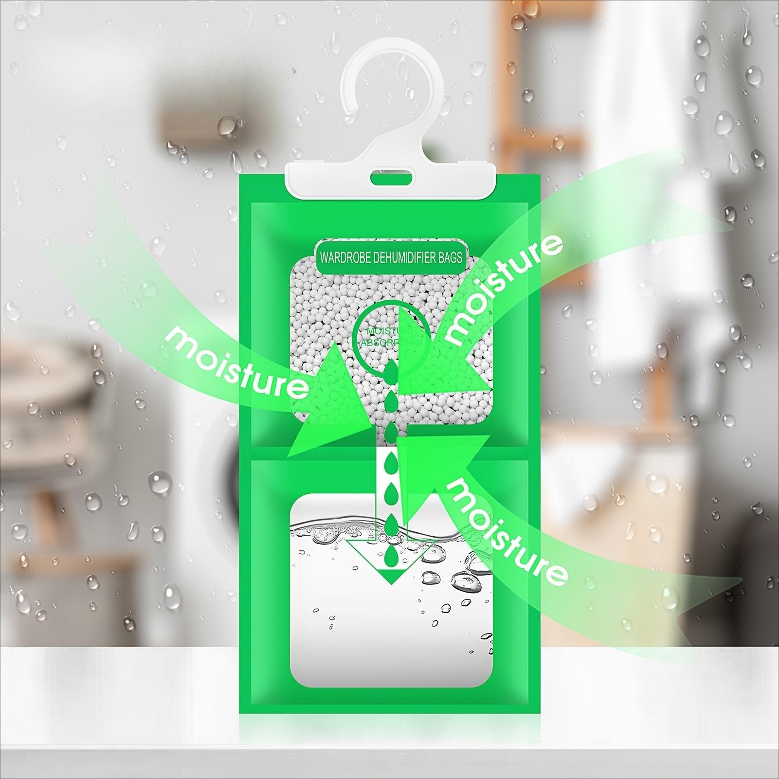 

Подвесные мешки-осушители для шкафа без запаха для контроля влажности 10pcs зелёный