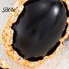 Elegant Resin Gemstone Earrings 1 Pair Vintage Oval Stud for Women, Retro Statement French Style Dangle Earrings, Gold Frame Chunky Stone Jewelry