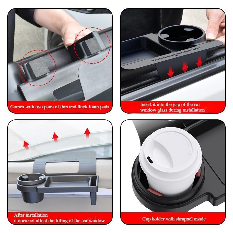 Car Multifunctional Storage Box Car Door Hanging Storage Box Mobile Phone Storage Box Water Cup Holder