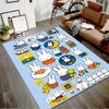 1pc Miffy3 Design Printed Area Rug Carpet for Bedroom Living Room Home Decor Rugs Mat Non Slip Mat Rug for Bedside