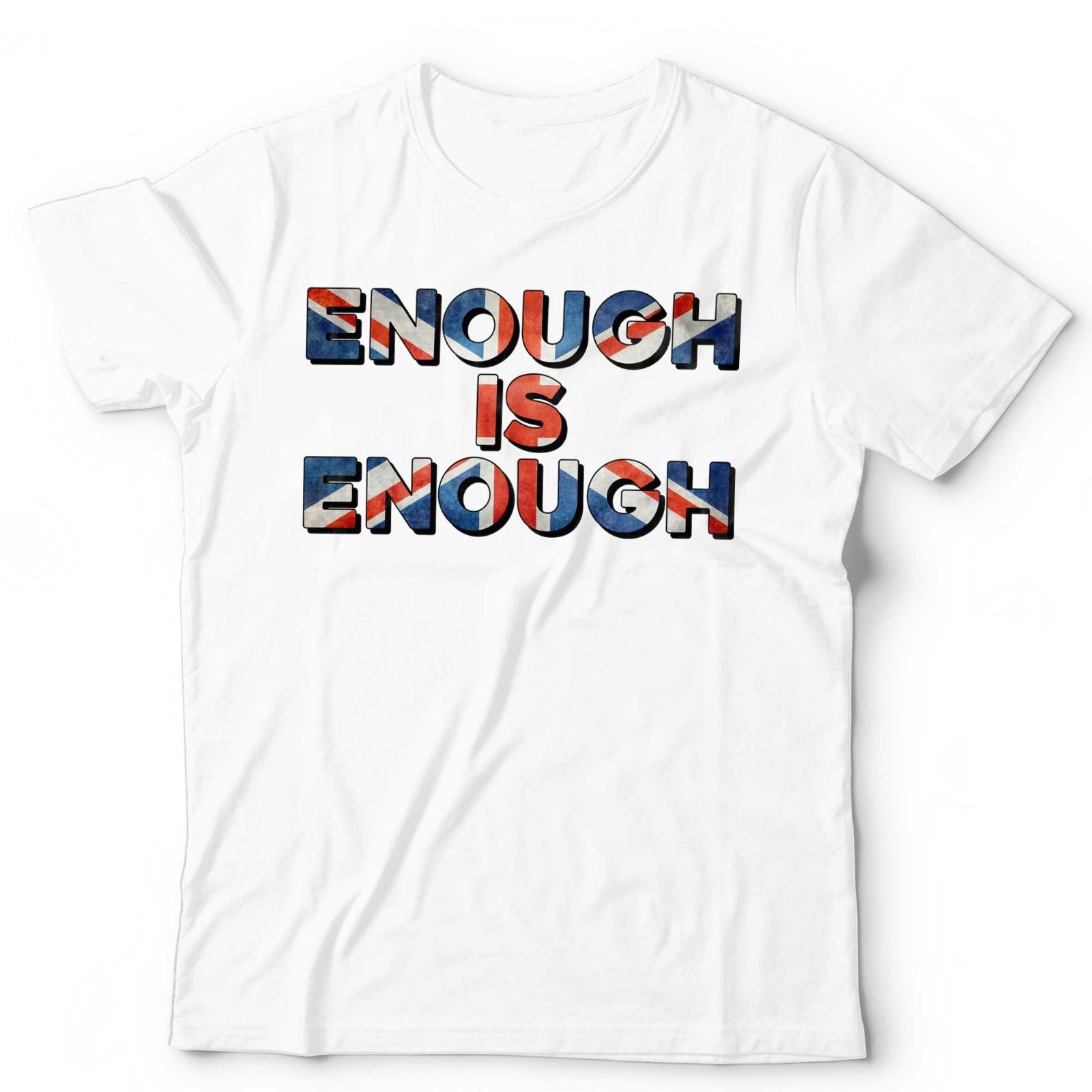 Protest T-Shirt Enough Is Enough British Politics GB Union Jack Unisex & Kids S разноцветный