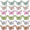Jelly Colour Butterfly Hair Clip Women Korean Girl Group Fashion Shark Clip Hair Accessories