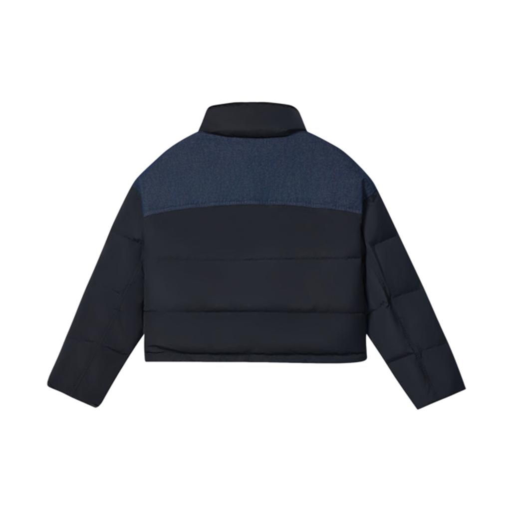 Levis Fashion Lightweight Warm Solid Color Regular Long Sleeve Removable Hood Loose Down Jacket Women Outerwear 005T9-0001