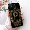 Casing For Asus ROG Phone 9 Pro Case Silicone Luxury Crown A-Z Letters 2D Flat Pattern Soft Phone Cover