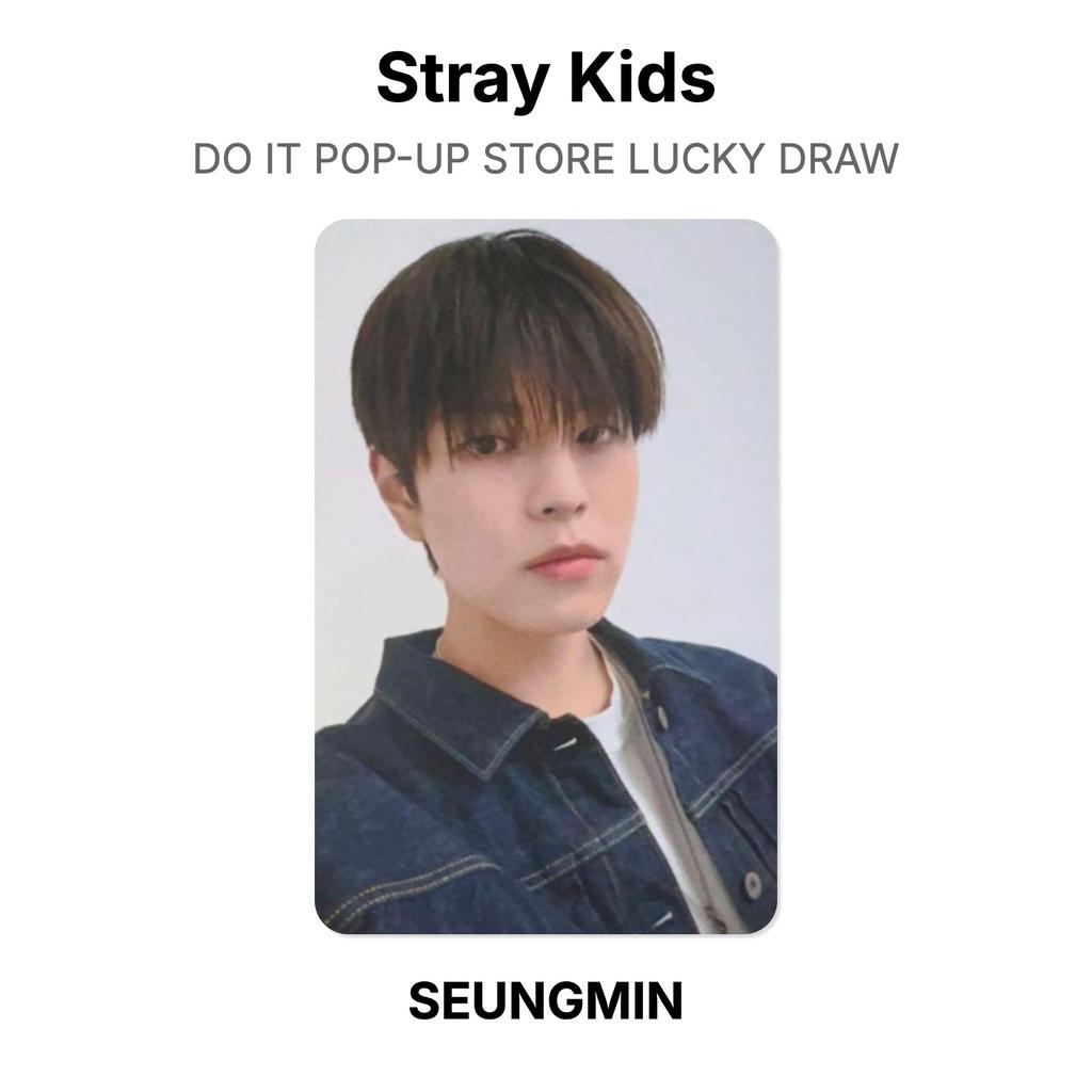 Stray Kids DO IT POP-UP STORE LUCKY DRAW Official Photocard