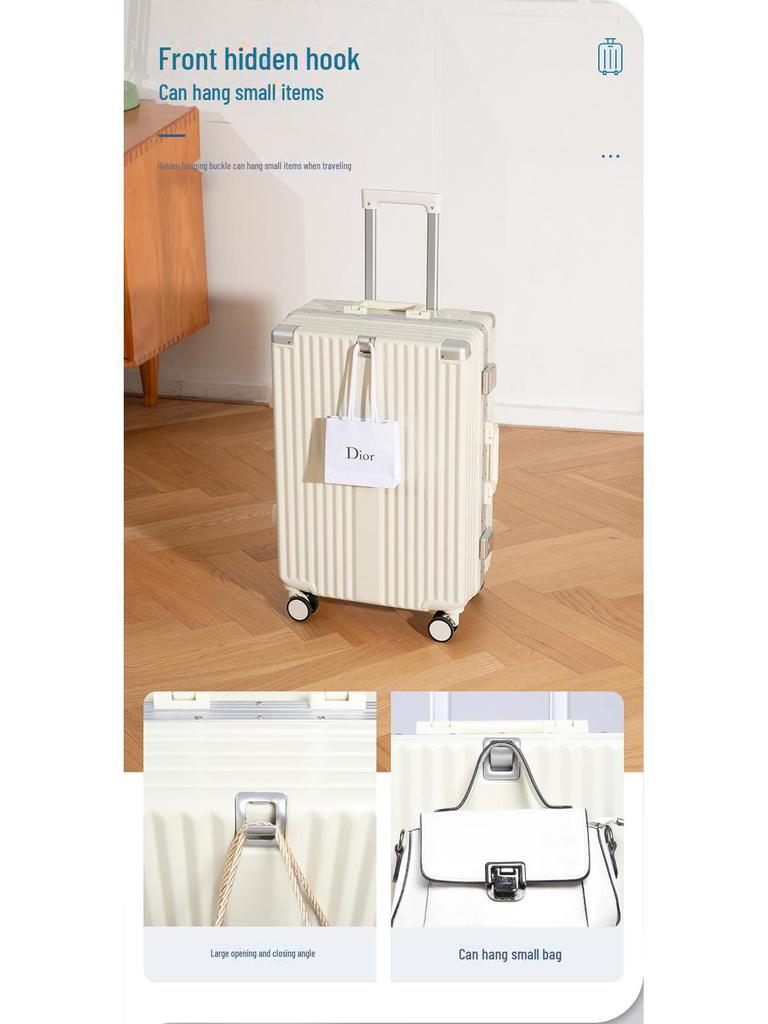 Yongsheng 20" Multifunctional Travel Suitcase with Cup Holder & USB Port