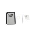 Wall Mounted Key Box Elegant Alloy Multifunctional Coded Lock Key Cabinet Organizer for Construction Sites
