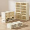 Multi-layer Foldable Shoe Box Dustproof Thickened Plastic Sneaker Shoe Storage Box Stackable Cabinet Transparent Organizers Rack