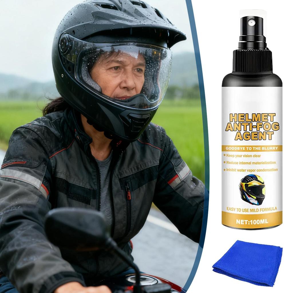 100ml Motorcycle Helmet & Car Anti-Fog Spray Durable Nano Coating Fluid Enhances Visibility Defogger For Lens Glasses Goggles