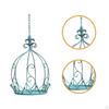 Garden Decor Crown Shaped Hanging Planter Holder 25x35cm Multipurpose Accessories Sturdy Flower