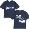 Hot Singer Junior H Sad Boyz Harajuku Cartoon Graphic T Shirt Men Women Oversized Short Sleeve T-shirts Unisex 100% Cotton Tops