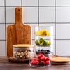 Stackable High Borosilicate Glass Storage Jar for Snacks, Candy, Dried Fruit & Grains