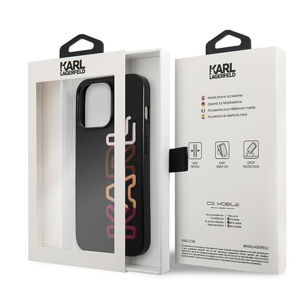 Karl Lagerfeld KLHCP13LPCOBK iPhone 13 Pro / 13 6.1" Black/black Hardcase Multipink Brand