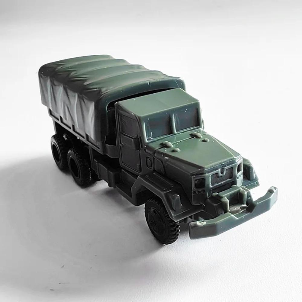 1/144 5cm Classic Tank Model WWII Soviet BM21 Italian B1 Destroyer US M35 Truck Finished Tiger Leopard Sand Table Plastic Toys